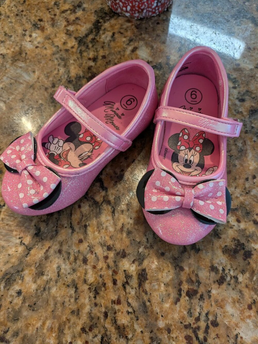Disney Minnie Mouse Ballet Flats- Pink 6T